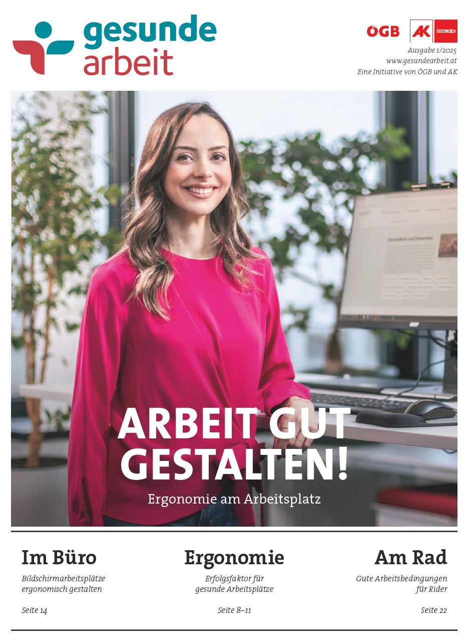 Magazin Gesunde Arbeit Stamm-Ausgabe 1/2025